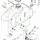 YFM 250 Топливный бак