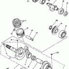 YFM 250 Коленчатый вал и Поршень