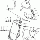 YFZ 350 Радиатор и Патрубки
