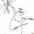 BIG BEAR 4WD YFM350FWB Handle bar - cable