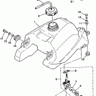 BIG BEAR 4WD YFM350FWB Топливный бак