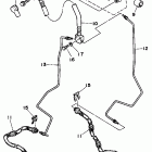 YFZ 350 Главный тормозной цилиндр,передний