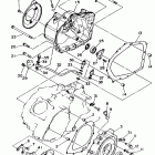 BIG BEAR 4WD YFM350FWB Крышка картера двигателя