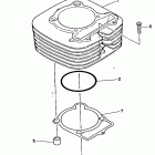 BIG BEAR 4WD YFM350FWB Цилиндр
