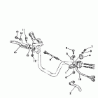 BIG BEAR 4WD YFM350FWB Handle switch - lever