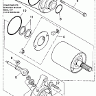 YFM 350ER Стартер электрический