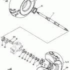 YFM 350ER Заднее колесо