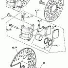 YFZ 350 Передний тормозной суппорт