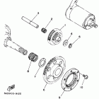 BIG BEAR 4WD YFM350FWA Муфта стартера