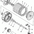 BLASTER YFS200A Сцепление