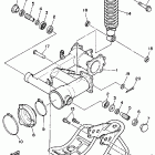 YFM 350ER Подвеска задние амортизаторы