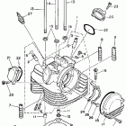 YFM 350ER Головка цилиндра