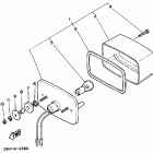 YFM 350ER Фонарь задний