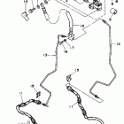 YFZ 350 Главный тормозной цилиндр,передний