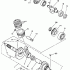 YFM 250 Коленчатый вал и Поршень