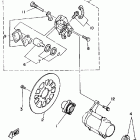 Warrior Задний суппорт тормозной
