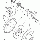 YFM 350ER Задний суппорт тормозной