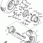 YFM 350ER Переднее колесо