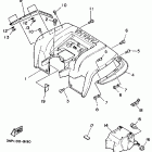 YFM 350ER Заднее крыло