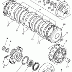 YFM 350ER Сцепление