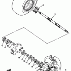 YFM 250 Заднее колесо