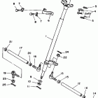 YFM 350ER Рулевое управление