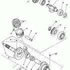 YFM 250 Коленчатый вал и Поршень