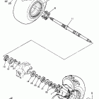 YFM 250 Заднее колесо