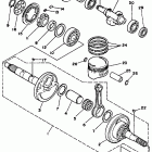 BIG BEAR 4WD YFM350FWW Crankshaft-piston