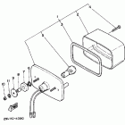 YFM 250 Фонарь задний