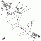 BLASTER YFS200U Подножки