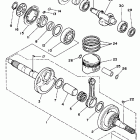 BIG BEAR 4WD YFM350FWU Crankshaft-piston