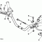 BIG BEAR 4WD YFM350FWU Handle switch-lever