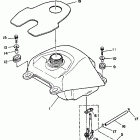 YFS 200 Топливный бак