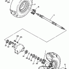 YFM 350FW Заднее колесо