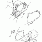 YFM 80 Крышки картера