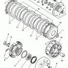 YFM 350FW Сцепление
