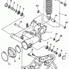YFM 350ER Подвеска задние амортизаторы