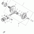 YFM 80 Коленчатый вал и Поршень