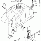 YFM 350ER Топливный бак