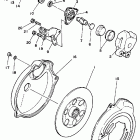YFM 100DX Задний суппорт тормозной