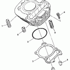 YFM 100DX Цилиндр