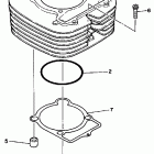 YFM 350ER Цилиндр