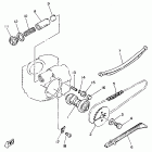 YFM 100 Цепь механизма газораспределения
