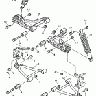 YFM 350FW Передняя подвеска колес