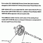 BLASTER YFS200U Primary gear kit