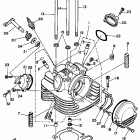 YFM 350ER Головка цилиндра