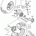YFM 225 Переднее колесо