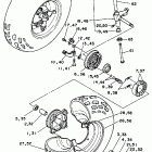 YFM 350ER Переднее колесо