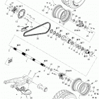 DS 450 CE STD & X (3F9D,3G9D) Привод колес задний